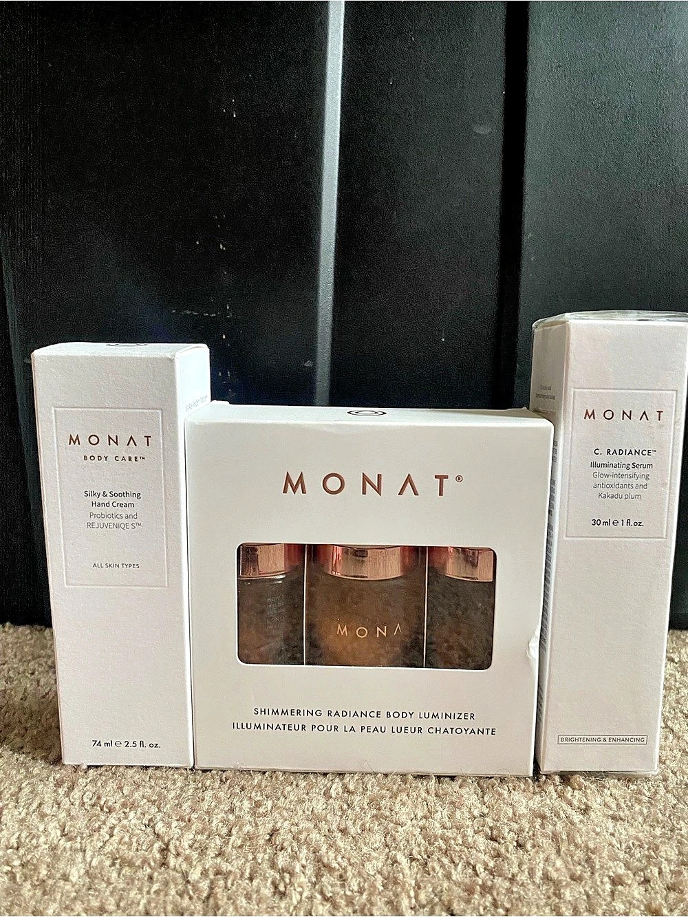 MONAT Body Care Gift Set NWT in White
